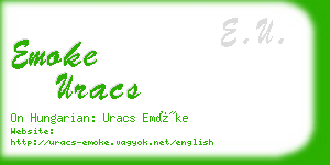 emoke uracs business card